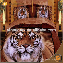 Тигр печати 3d простыни, одеяло бухта, 3d низкая цена постельное белье наборы